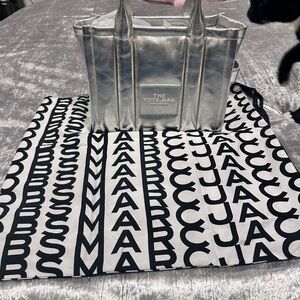 Marc Jacobs Metallic Silver Tote
